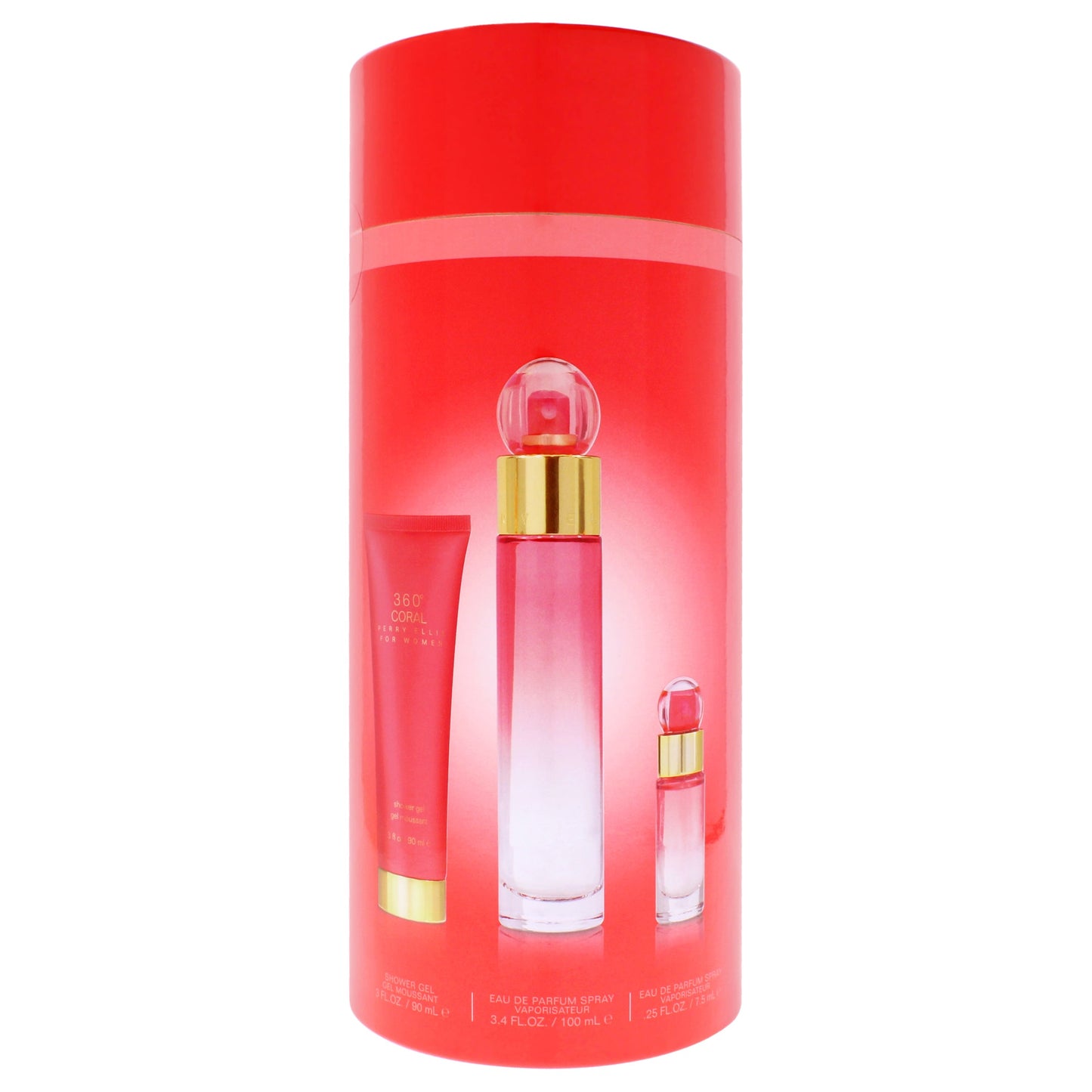 Gel de baño de mujer (3 unidades) 3,4 oz + 3 oz