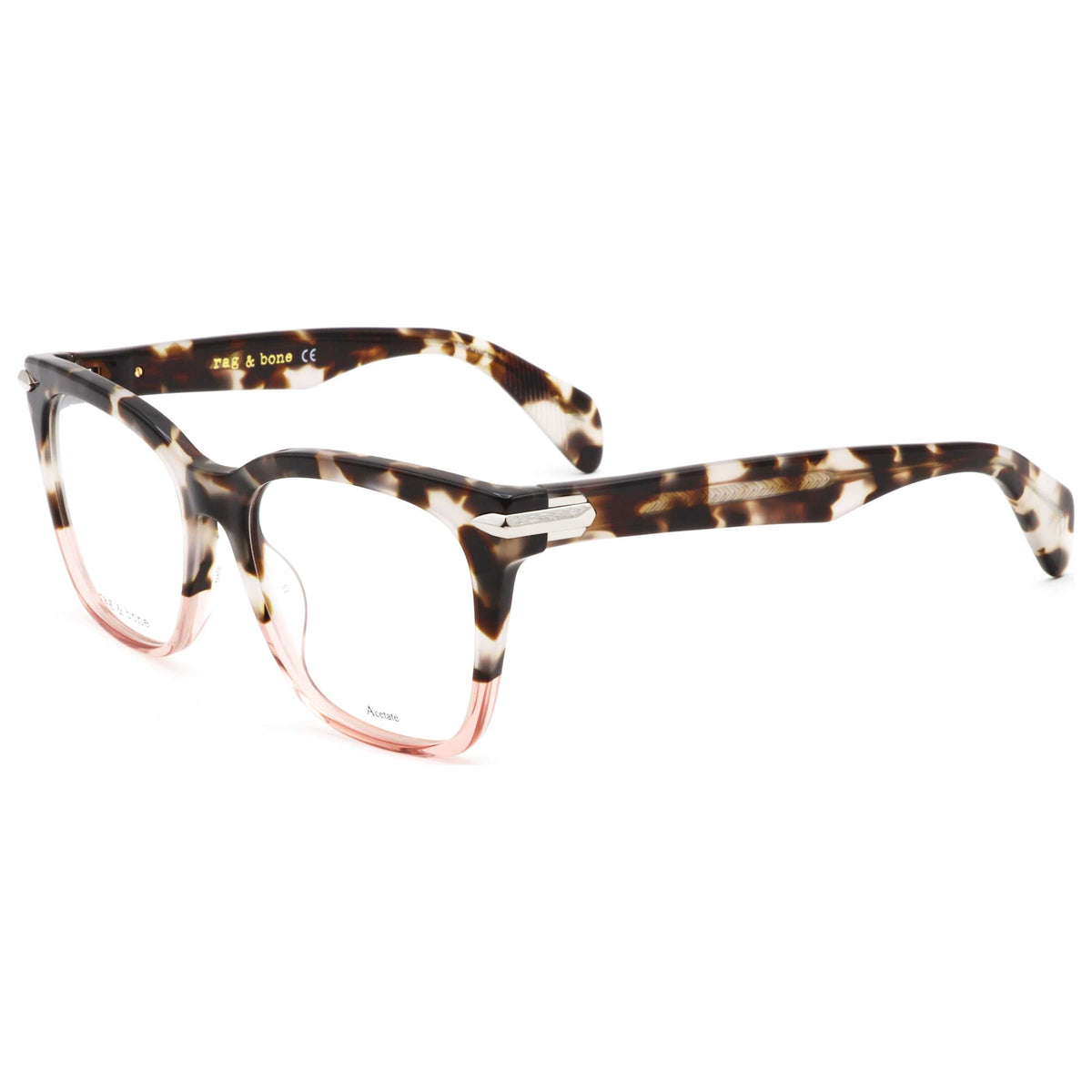 Montura para gafas de mujer 52 mm color rosado
