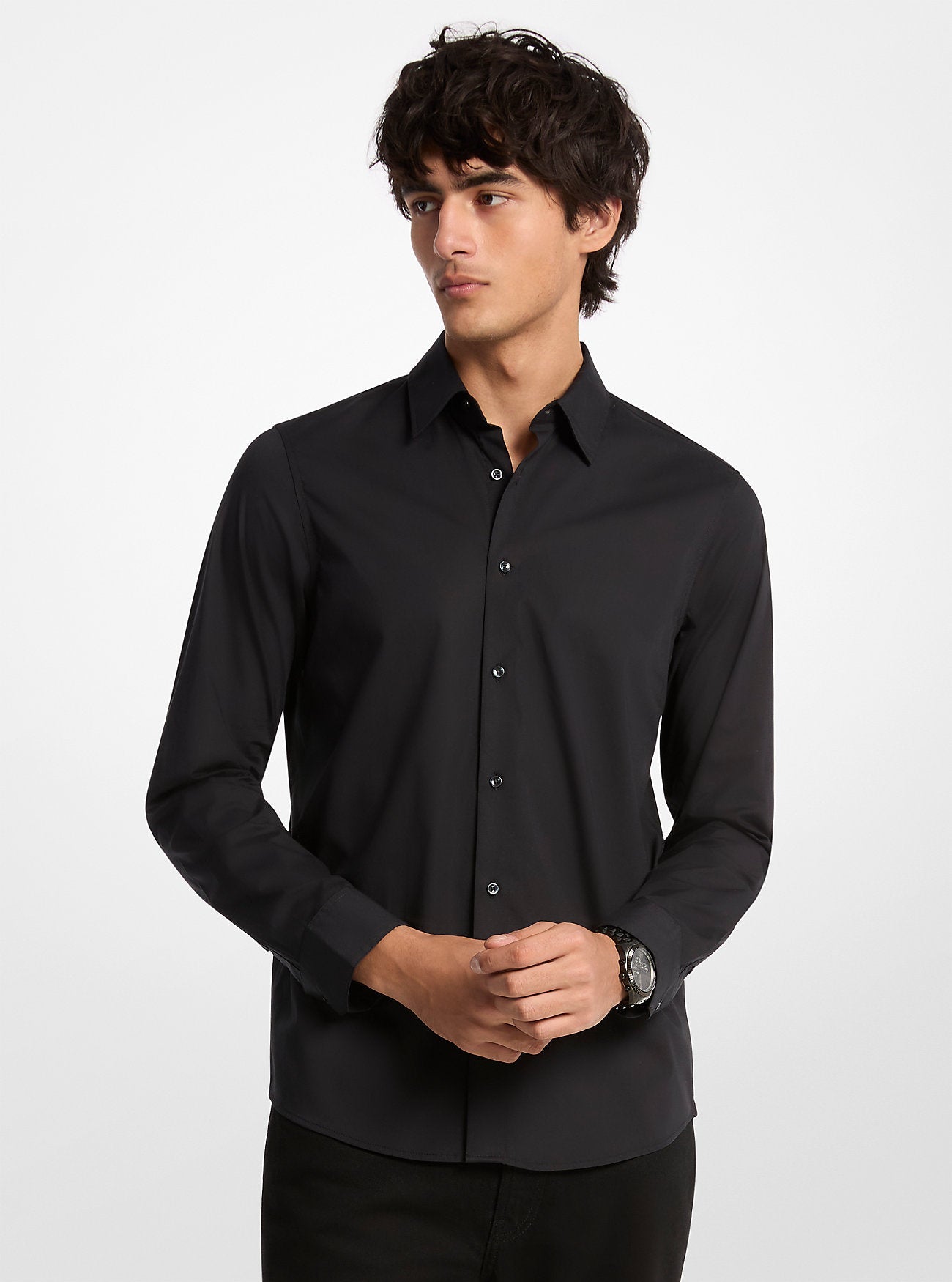 Camisa de mezcla de algodón