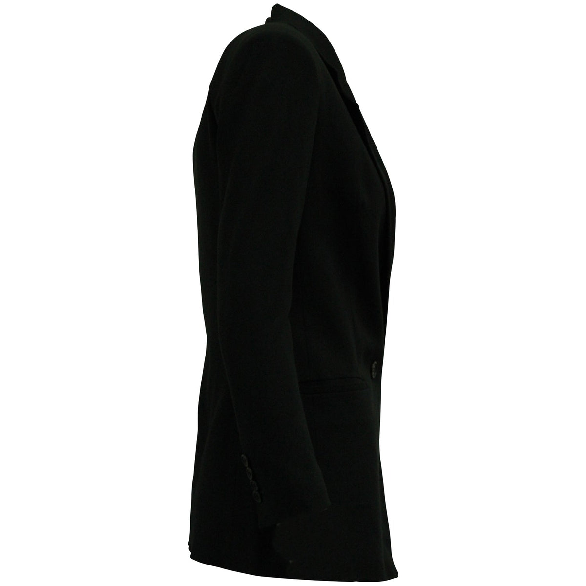 Chaqueta de lana color negro