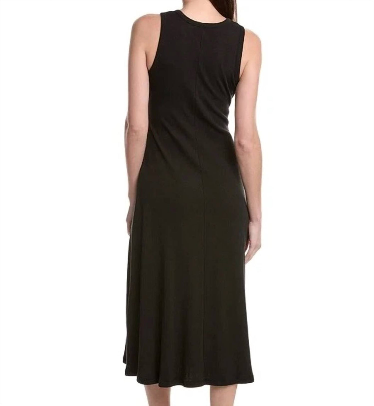 Vestido midi color negro