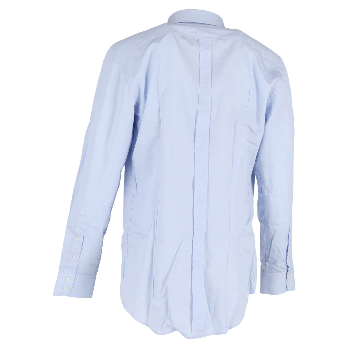Camisa de algodón color azul claro