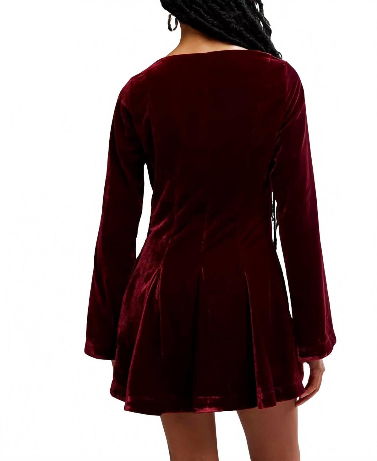 Vestido de terciopelo corto