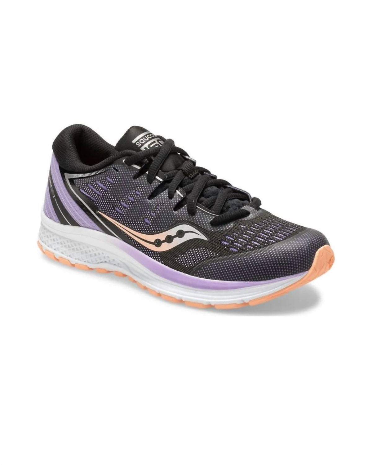 Tenis para niña color negro y violeta