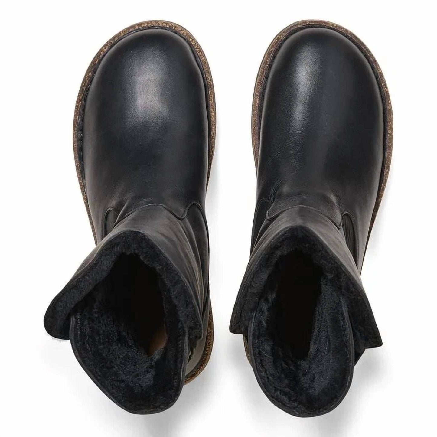 Botas de mujer de cuero color negro