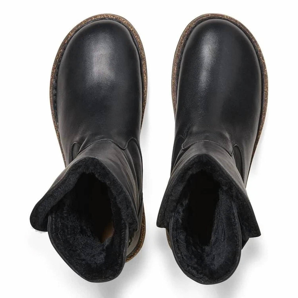 Botas de mujer de cuero color negro