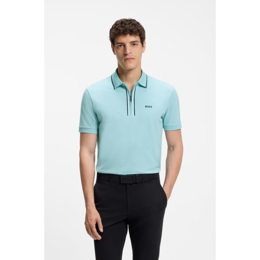 Polo de algodón de corte ajustado