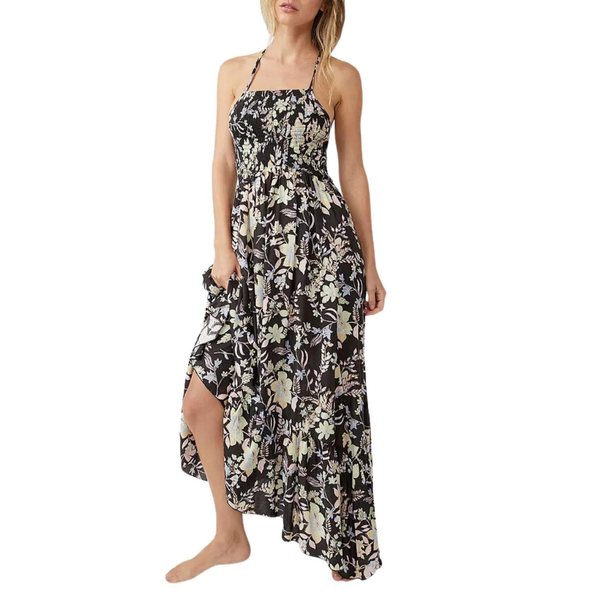 Vestido de mujer largo con estampado