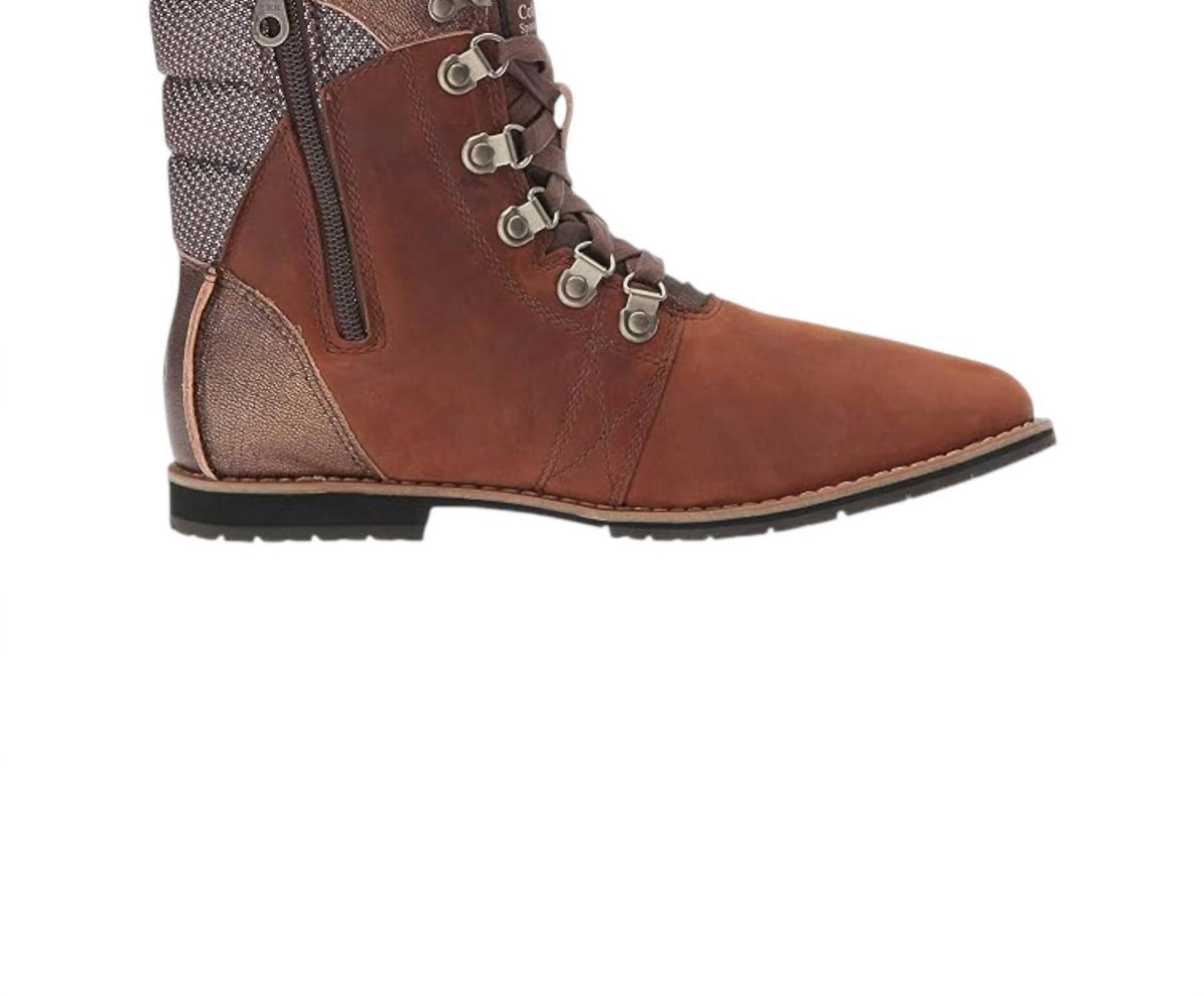 Botas de mujer impermeables color café
