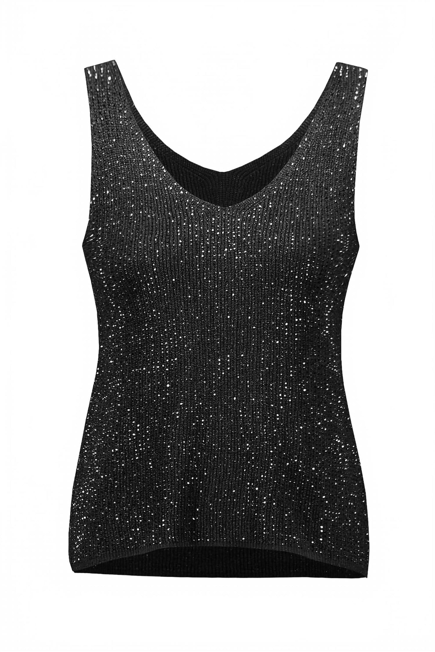 Camiseta sin mangas color negro