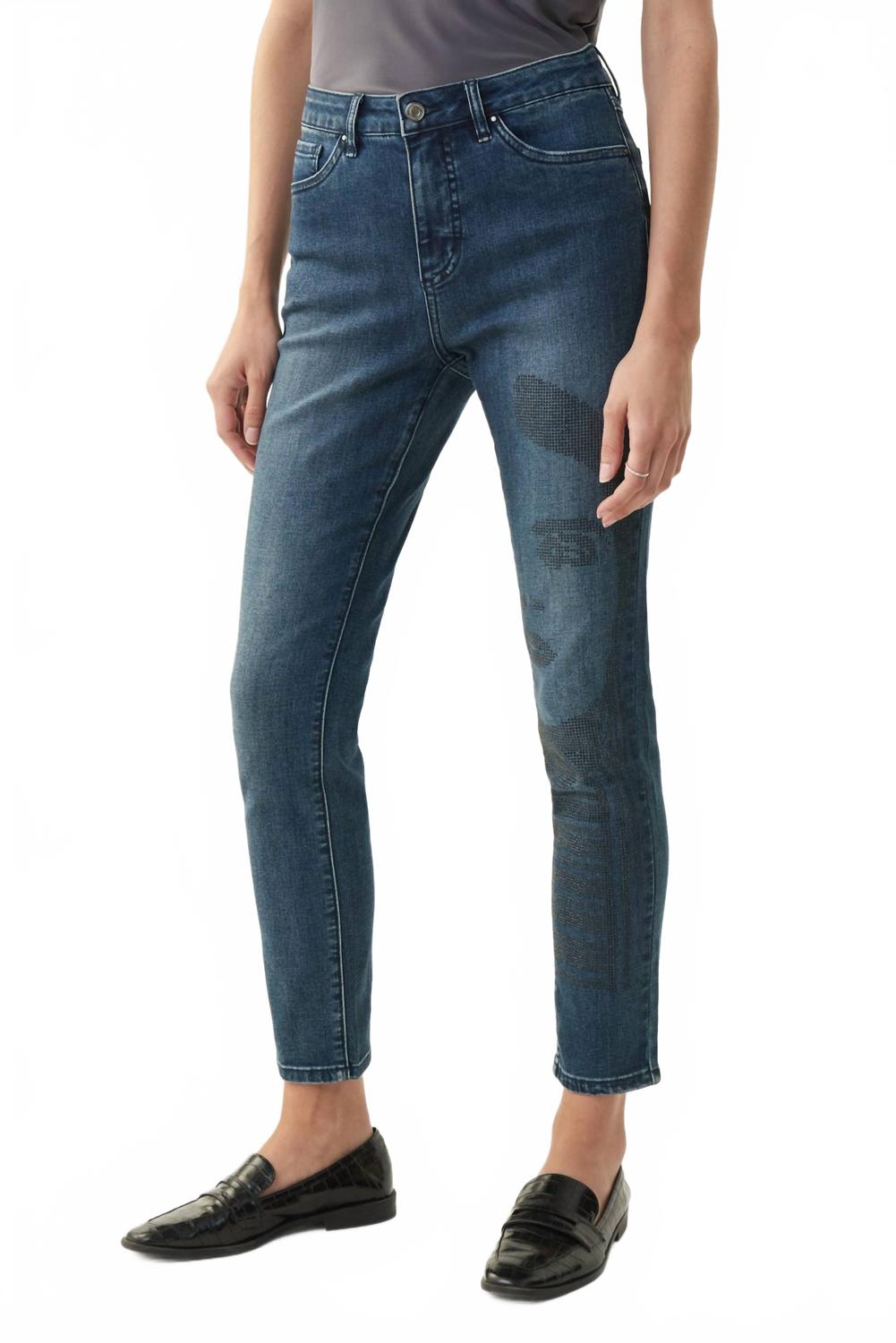 Jean color azul