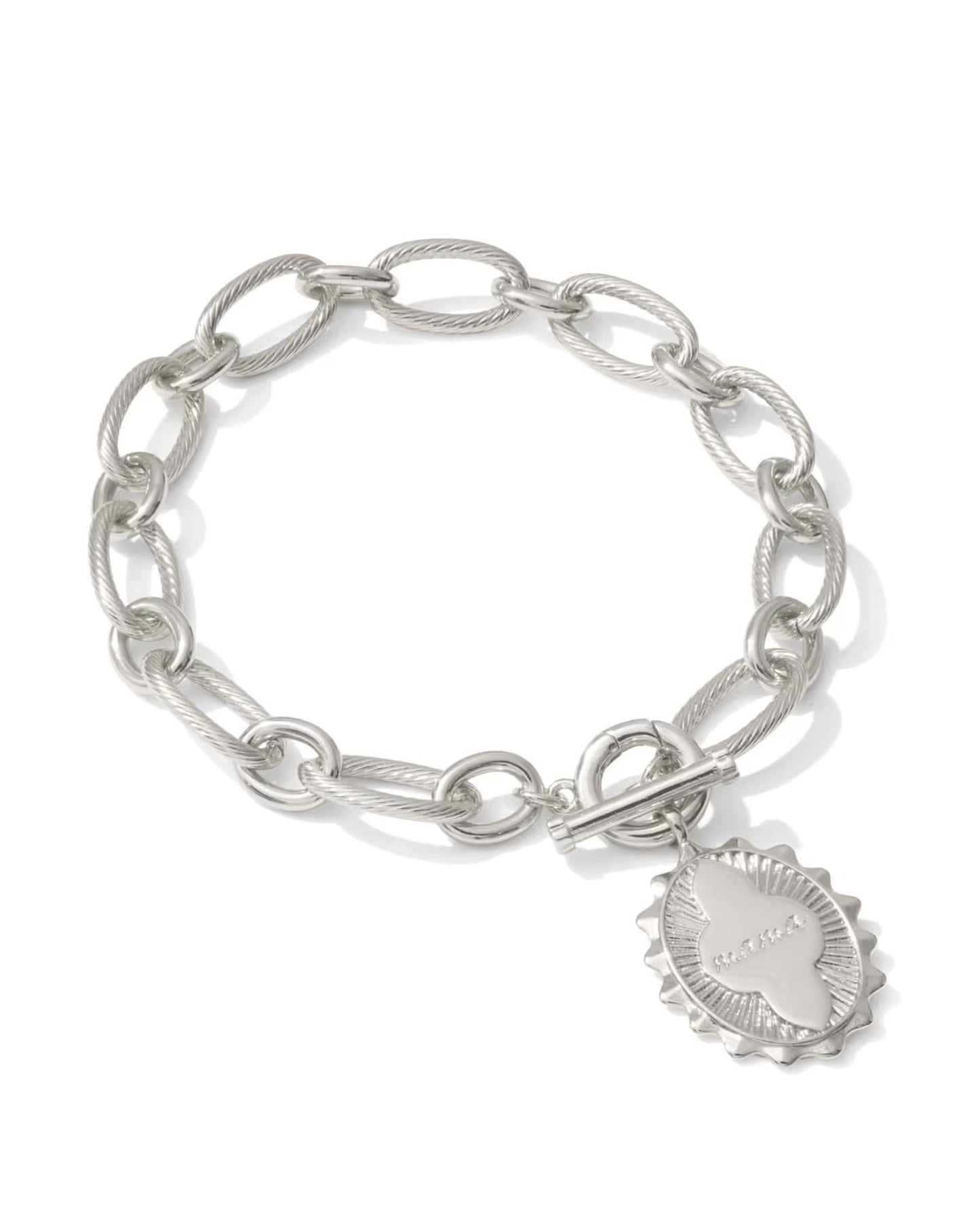 Pulsera de mujer color plateado