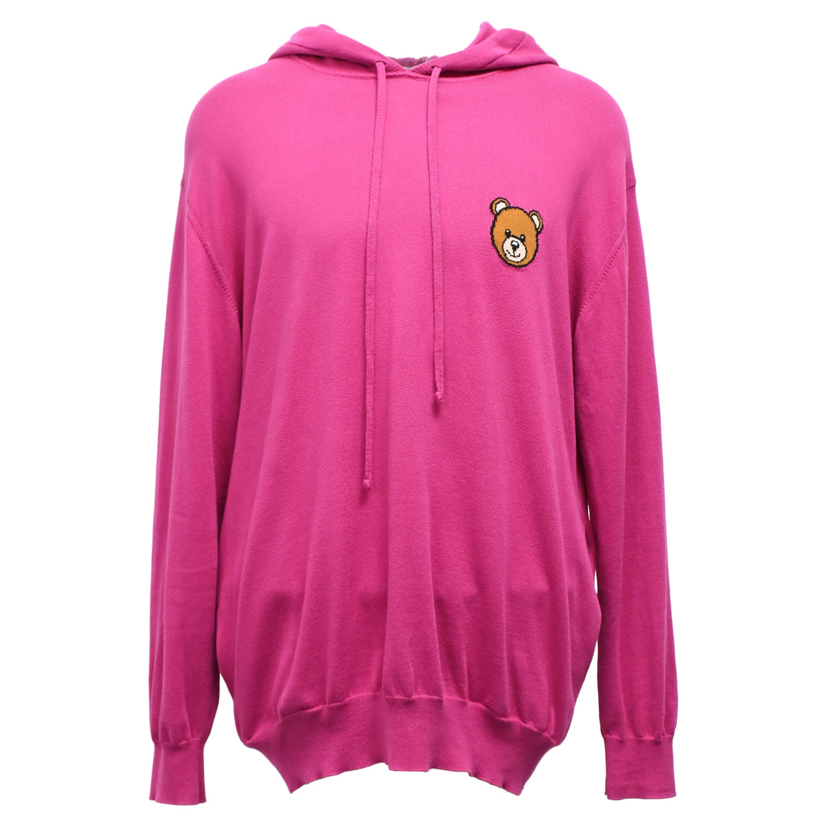 Buzo con capucha de algodón color rosado