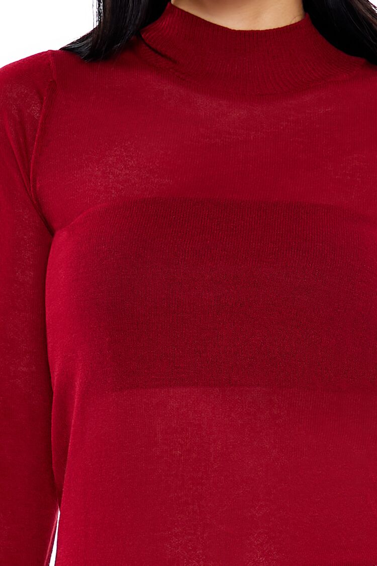 Suéter con cuello alto