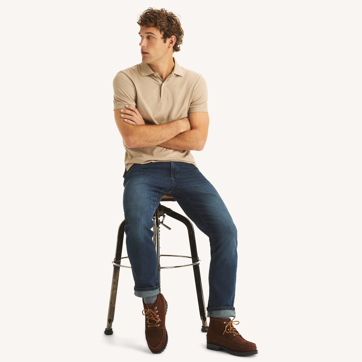 Polo de hombre de corte ajustado