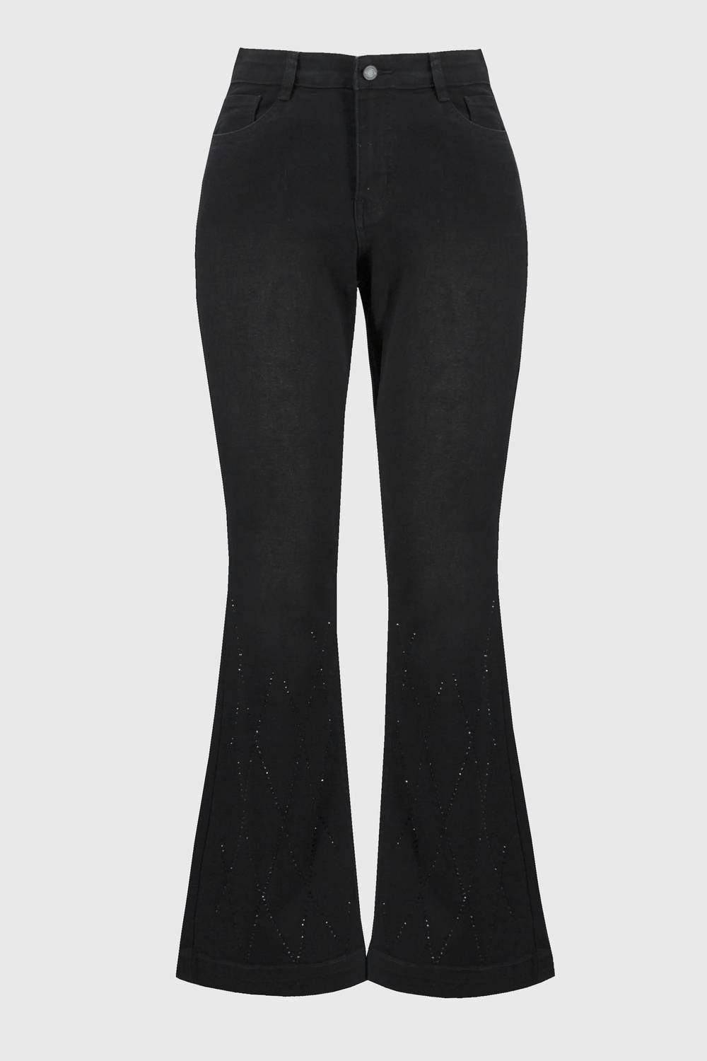 Pantalón de mezclilla color negro