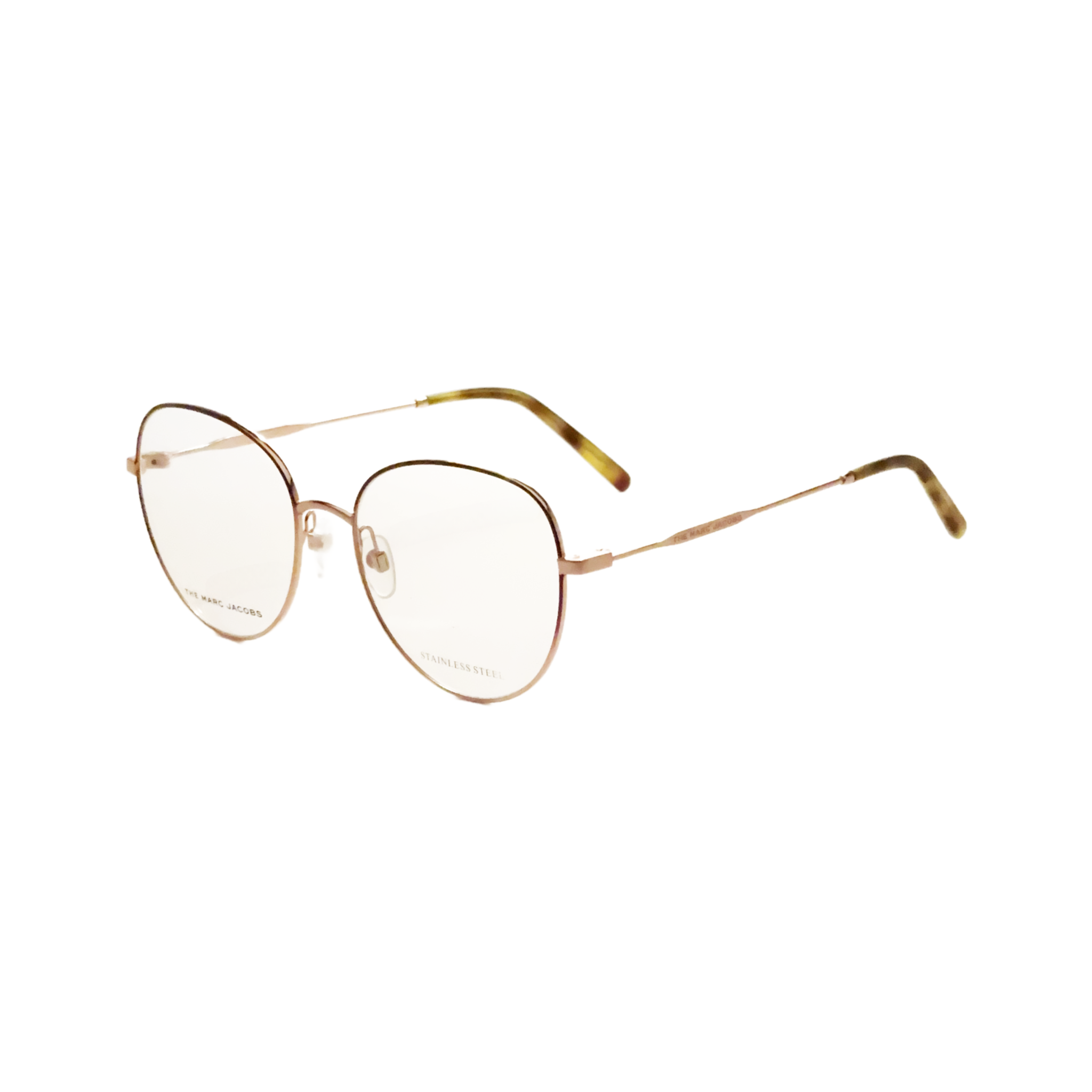 Gafas de sol de mujer 54 mm color café y dorado