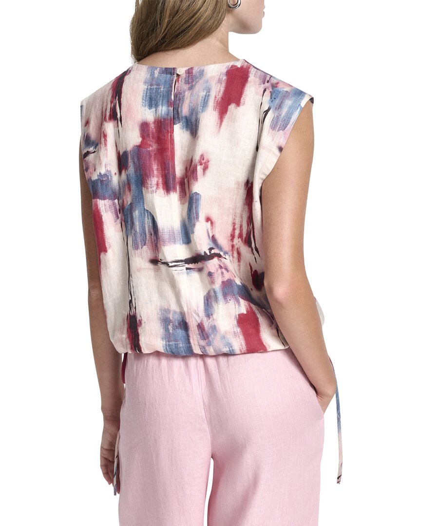 Camisa de lino sin mangas