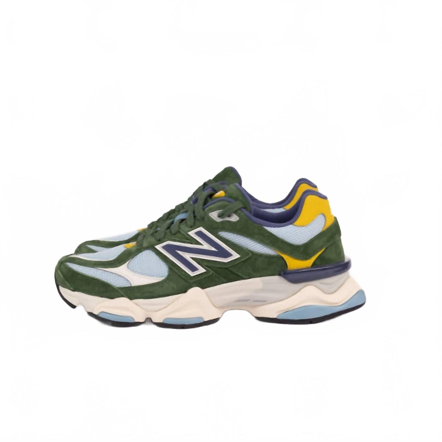 Tenis de hombre color azul y verde