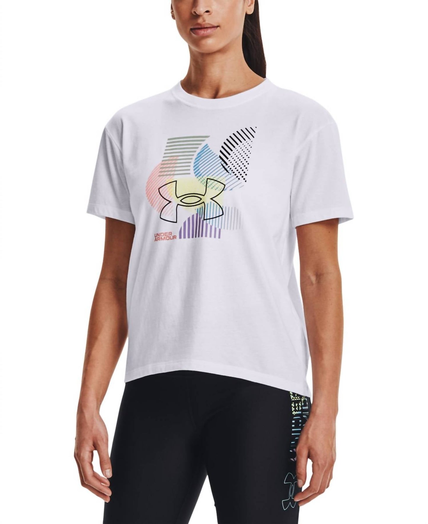 Camiseta con estampado color negro y blanco