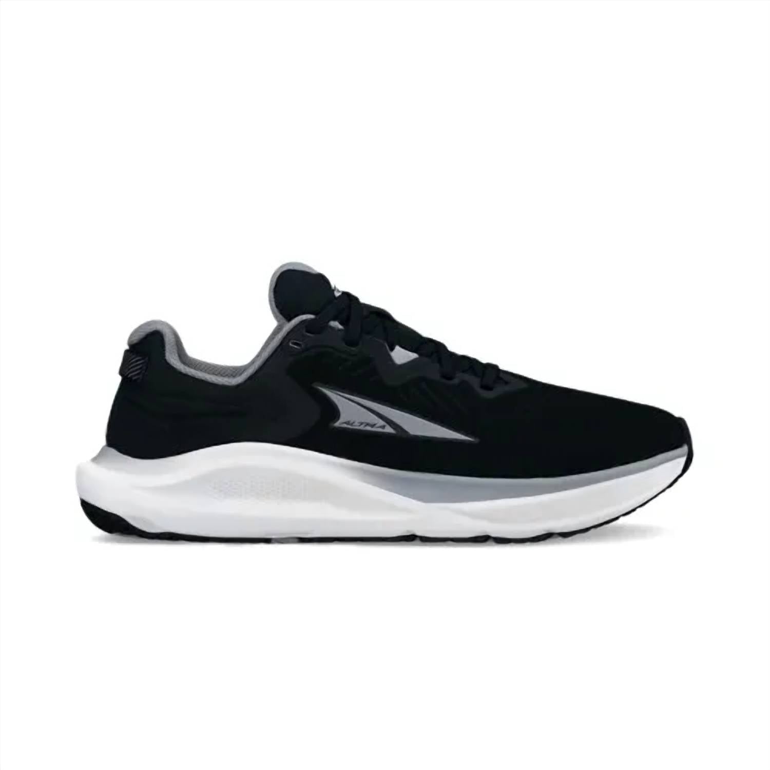 Tenis para correr de mujer color negro y blanco