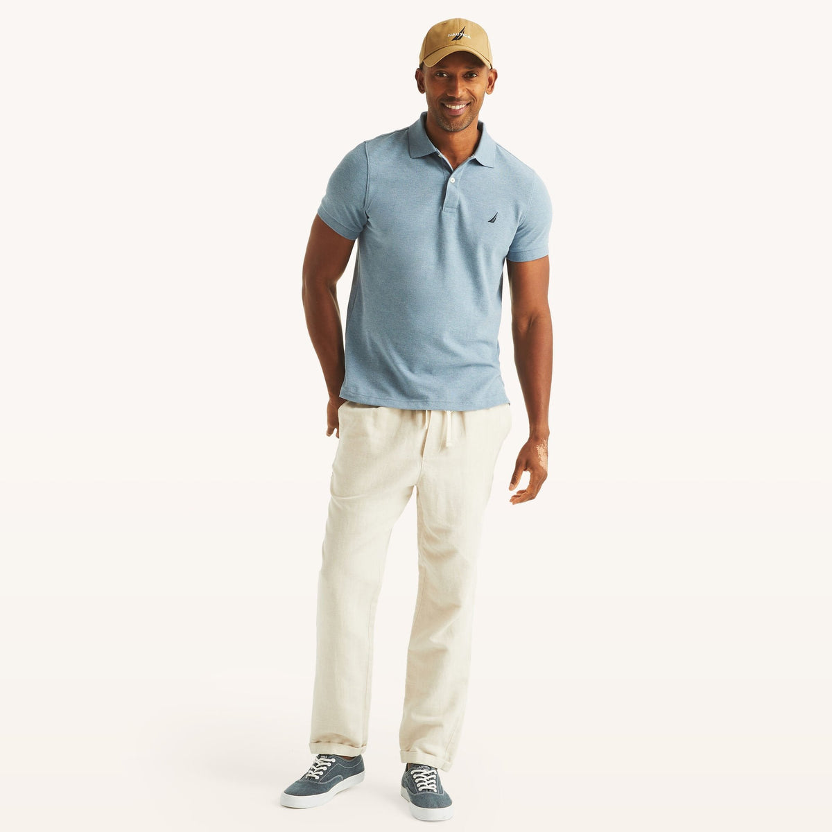 Polo de hombre de corte ajustado