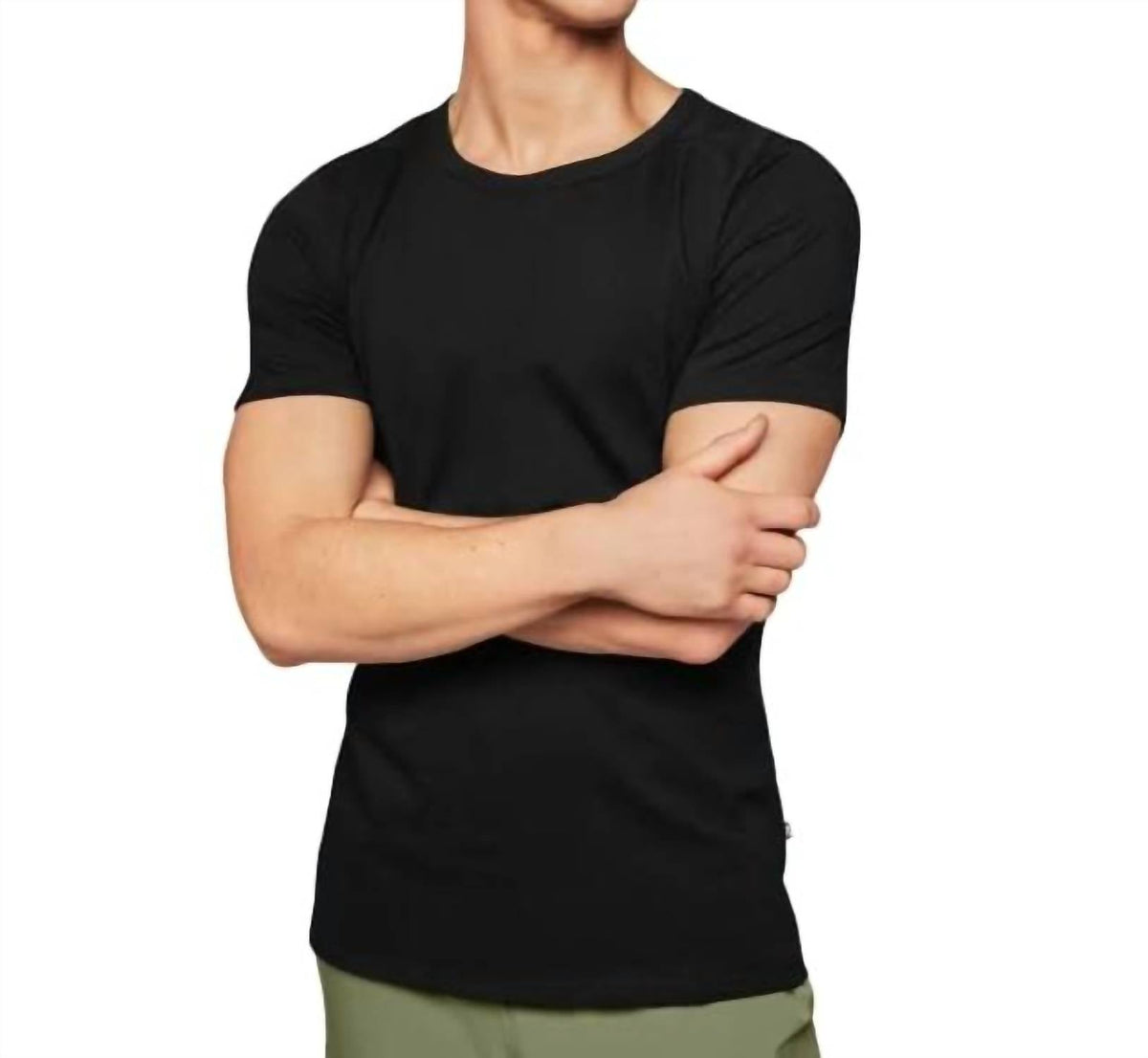 Top de hombre color negro