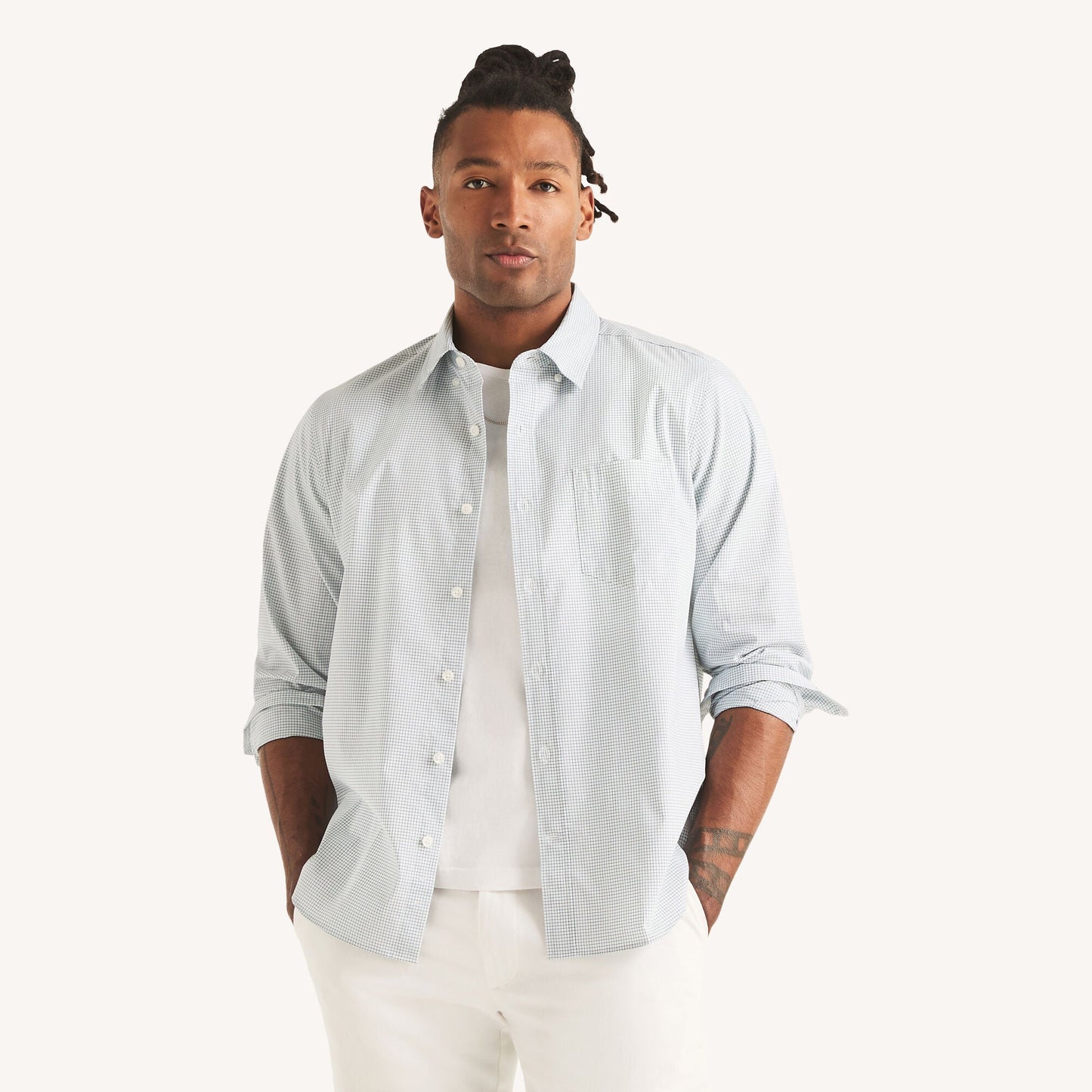 Camisa de hombre a cuadros