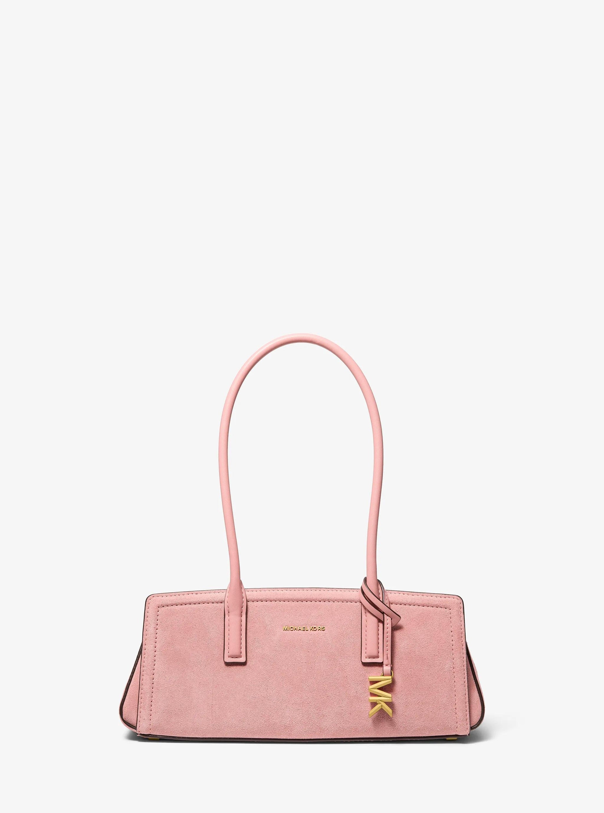 Bolso de hombro de gamuza