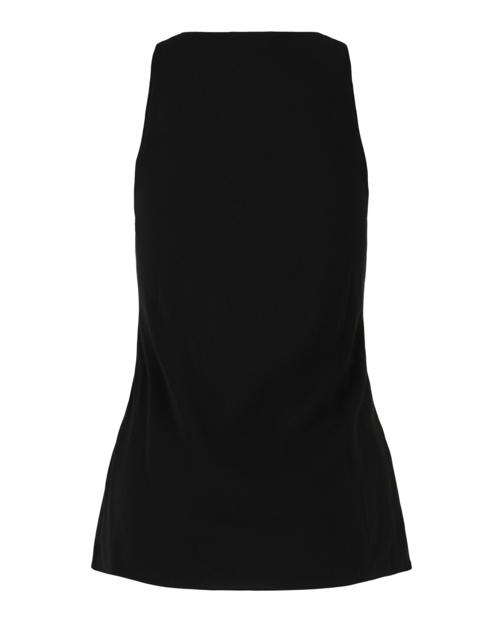 Camiseta sin mangas de seda