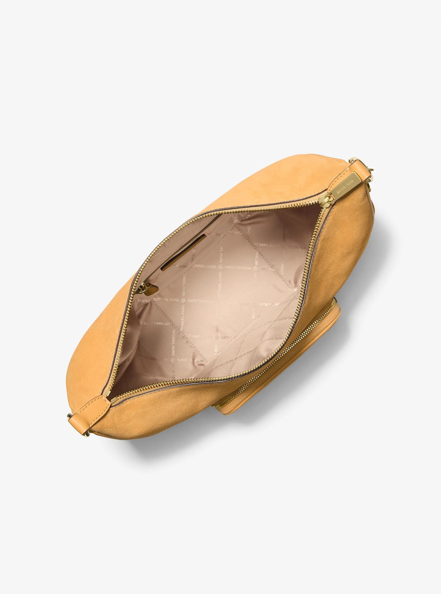 Bolso de hombro de gamuza