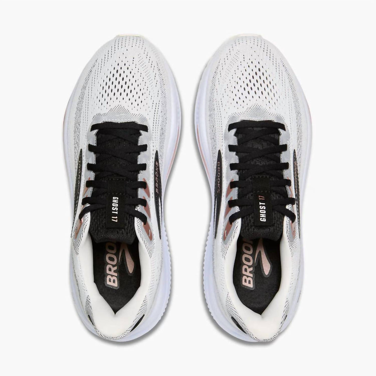 Tenis para correr de mujer color negro y blanco