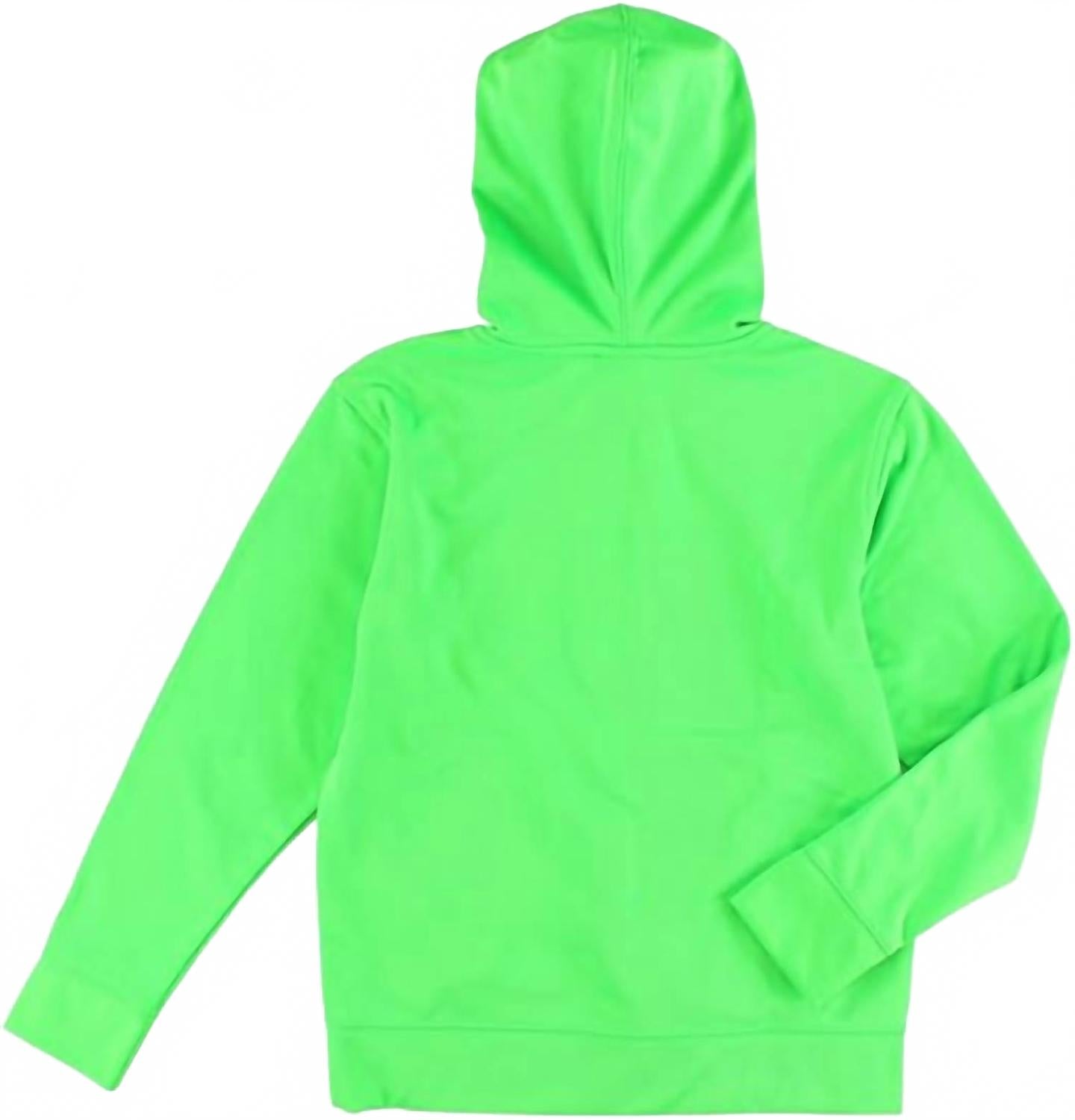Buzo con capucha para niño color verde