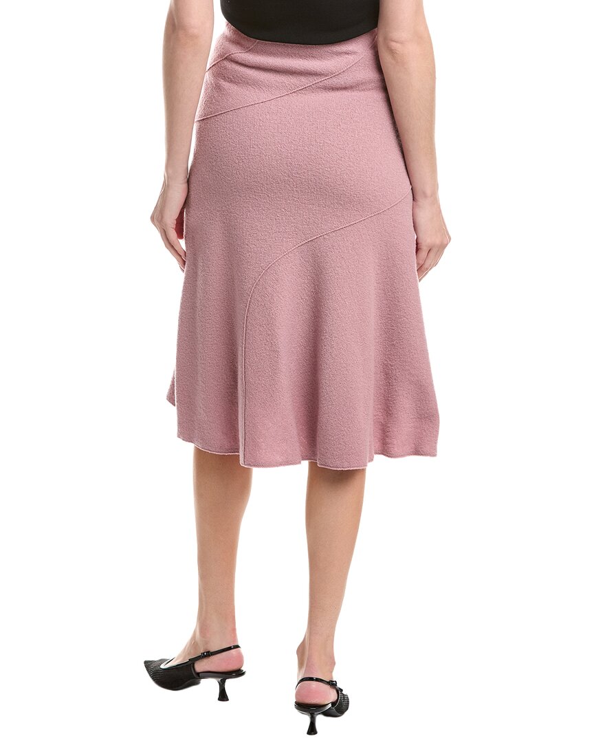 Falda de lana midi