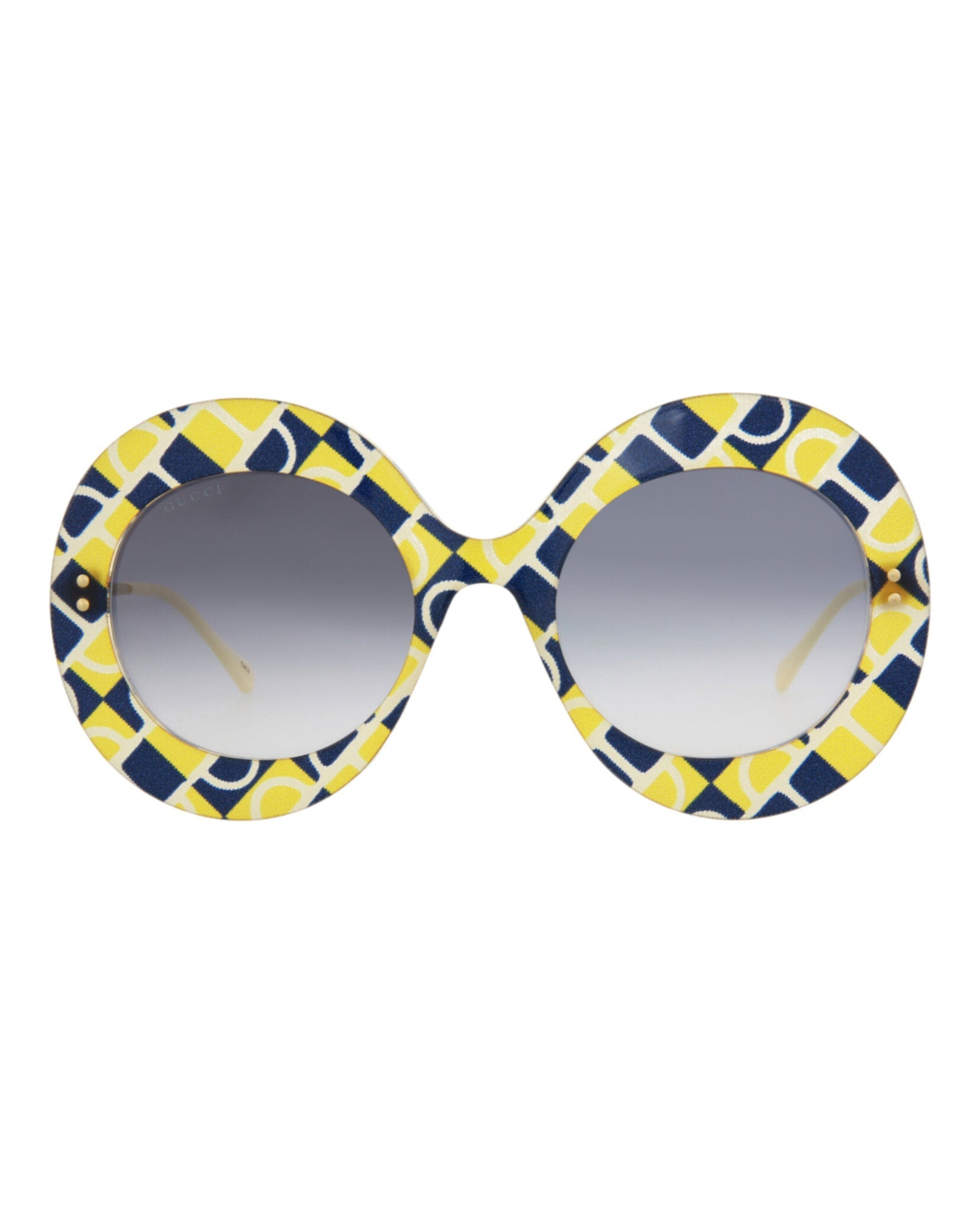 Gafas de sol de acetato de montura redonda