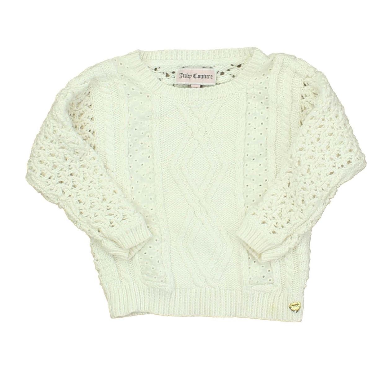 Suéter para niña color blanco