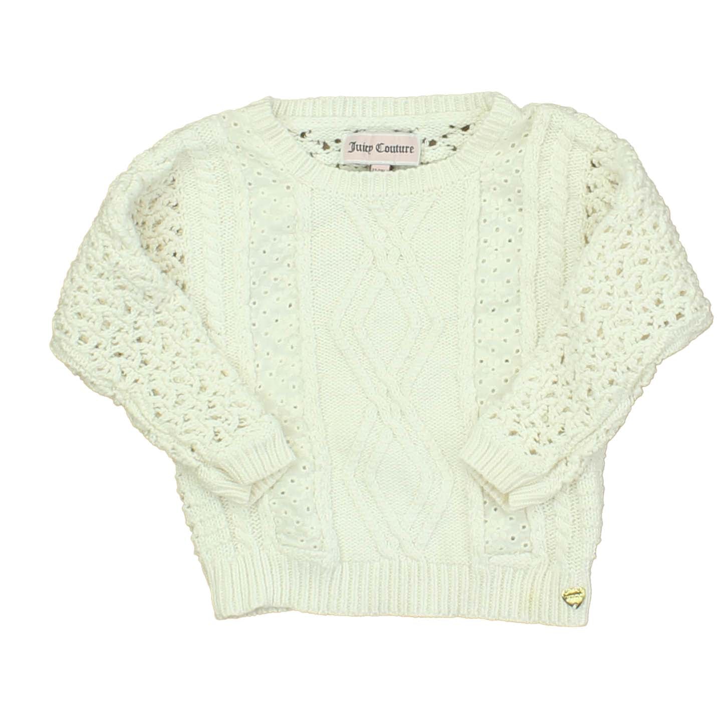 Suéter para niña color blanco