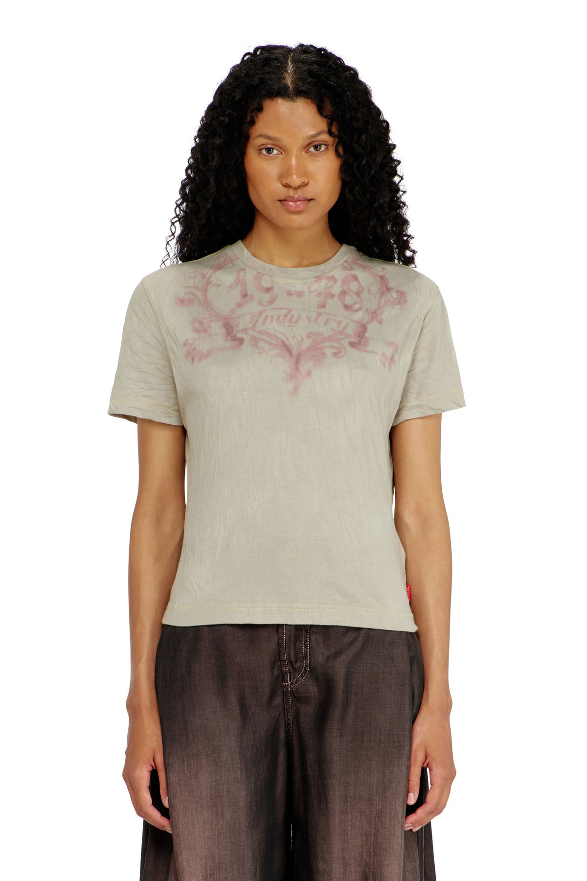 Camiseta de algodón con estampado