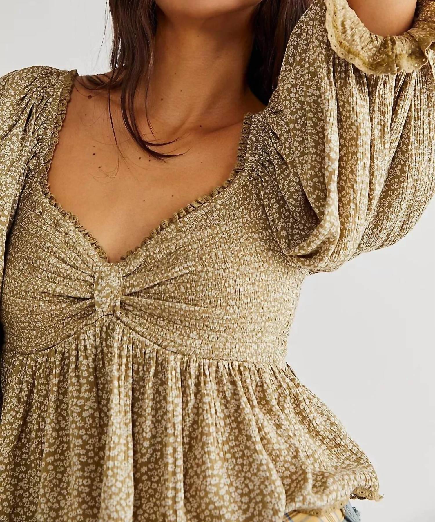 Top con estampado