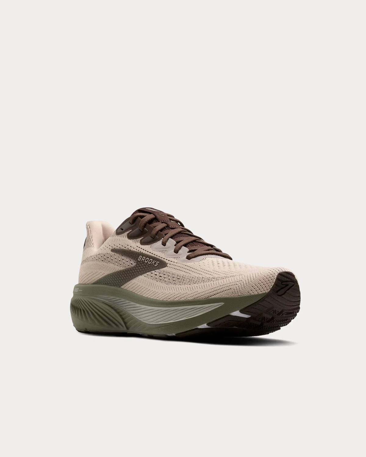 Tenis para correr de hombre color café