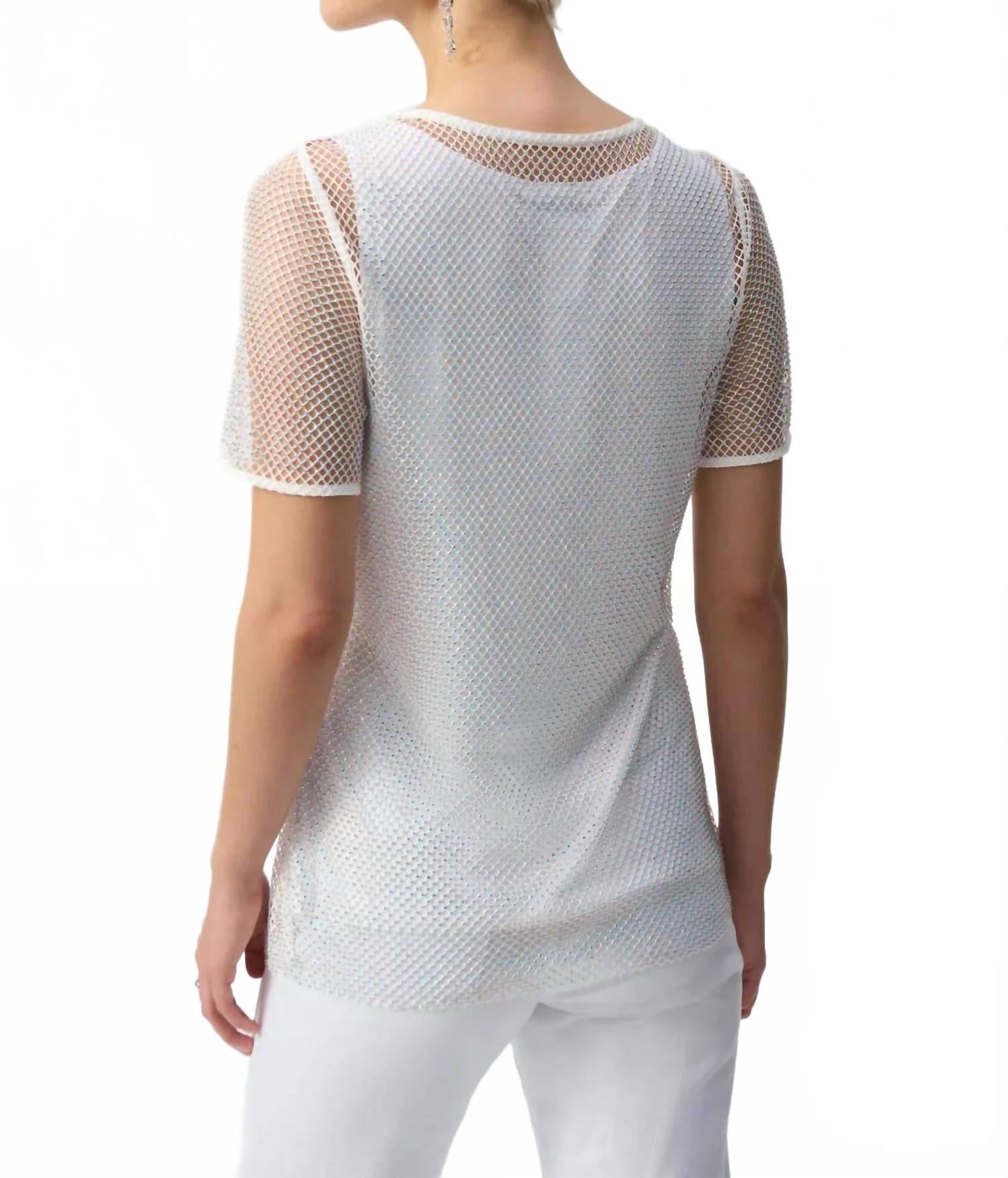 Camiseta sin mangas de manga corta
