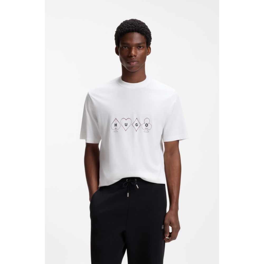 Camiseta de algodón con estampado