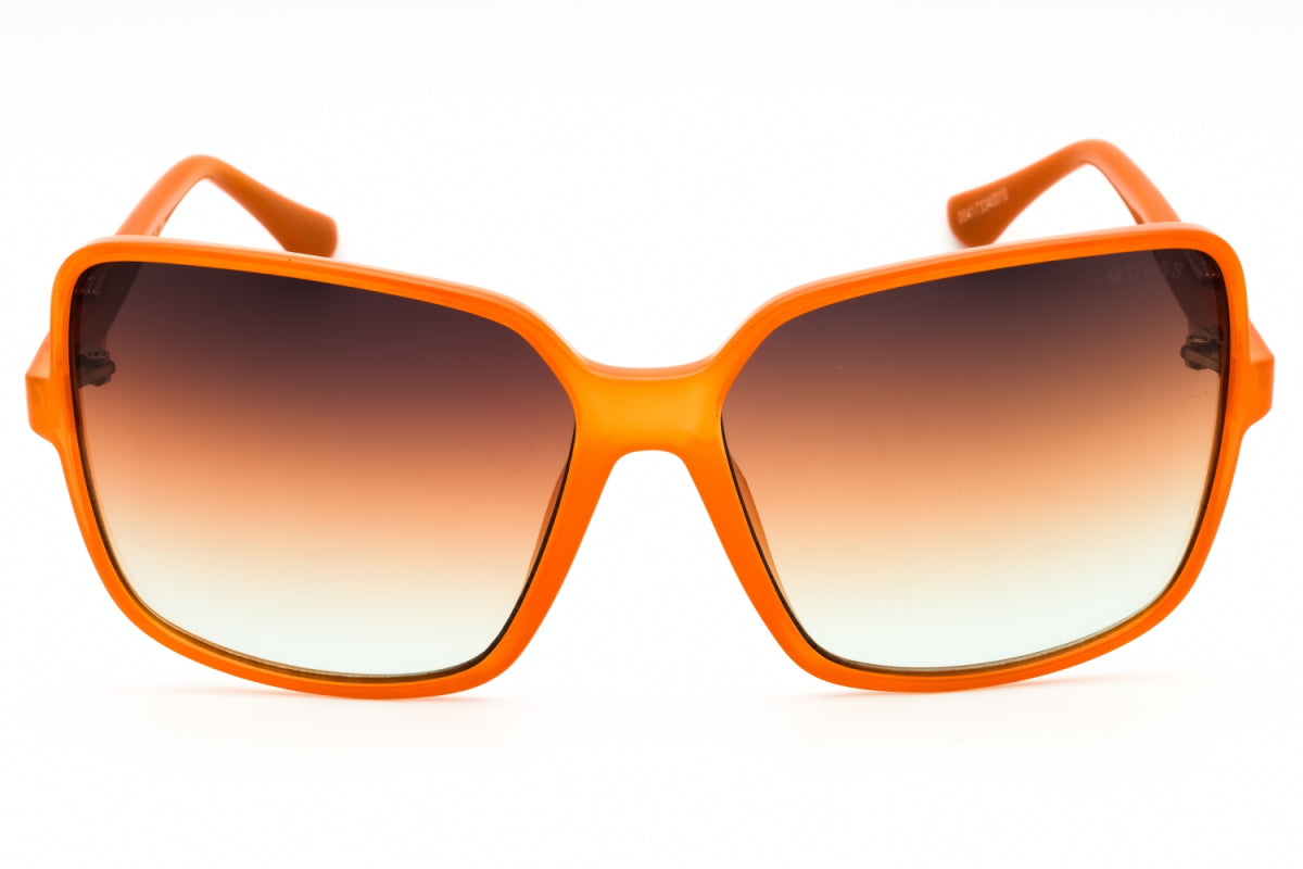 Gafas color café y naranja