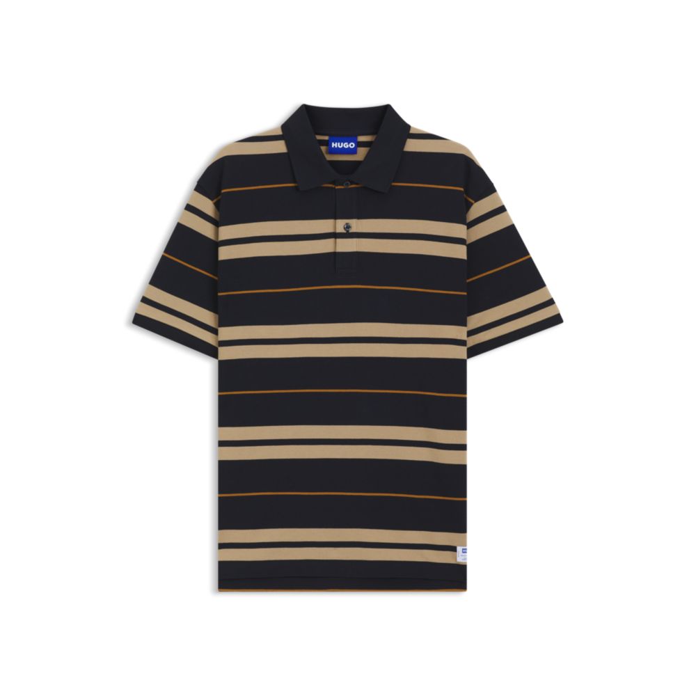 Polo de algodón a rayas