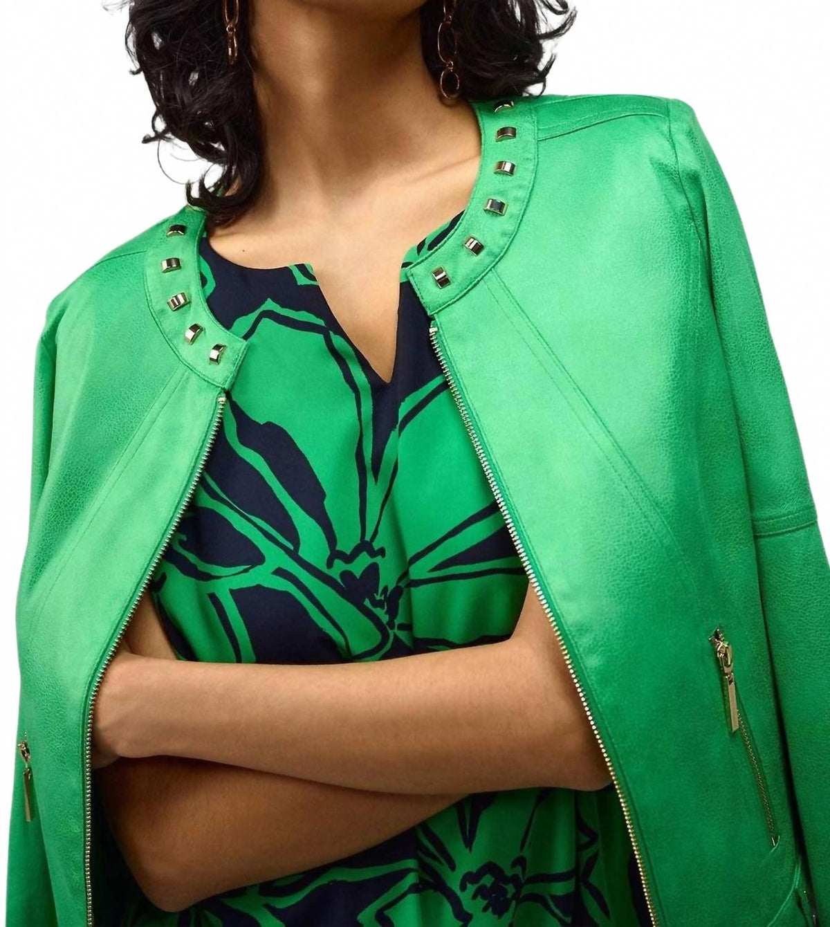 Chaqueta color verde