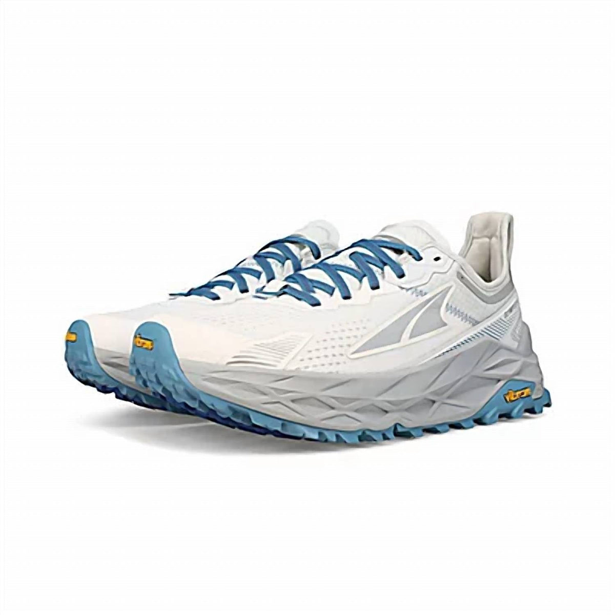 Zapatos de mujer color blanco y azul