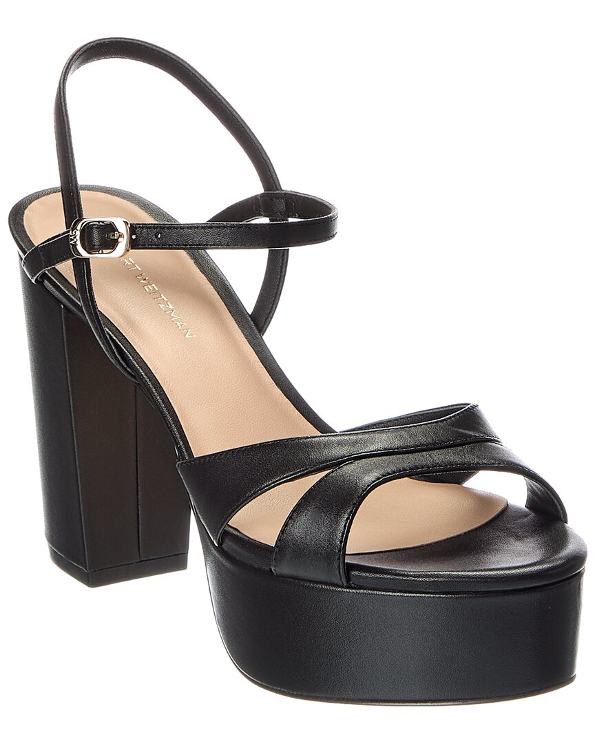 Sandalias de cuero con plataforma