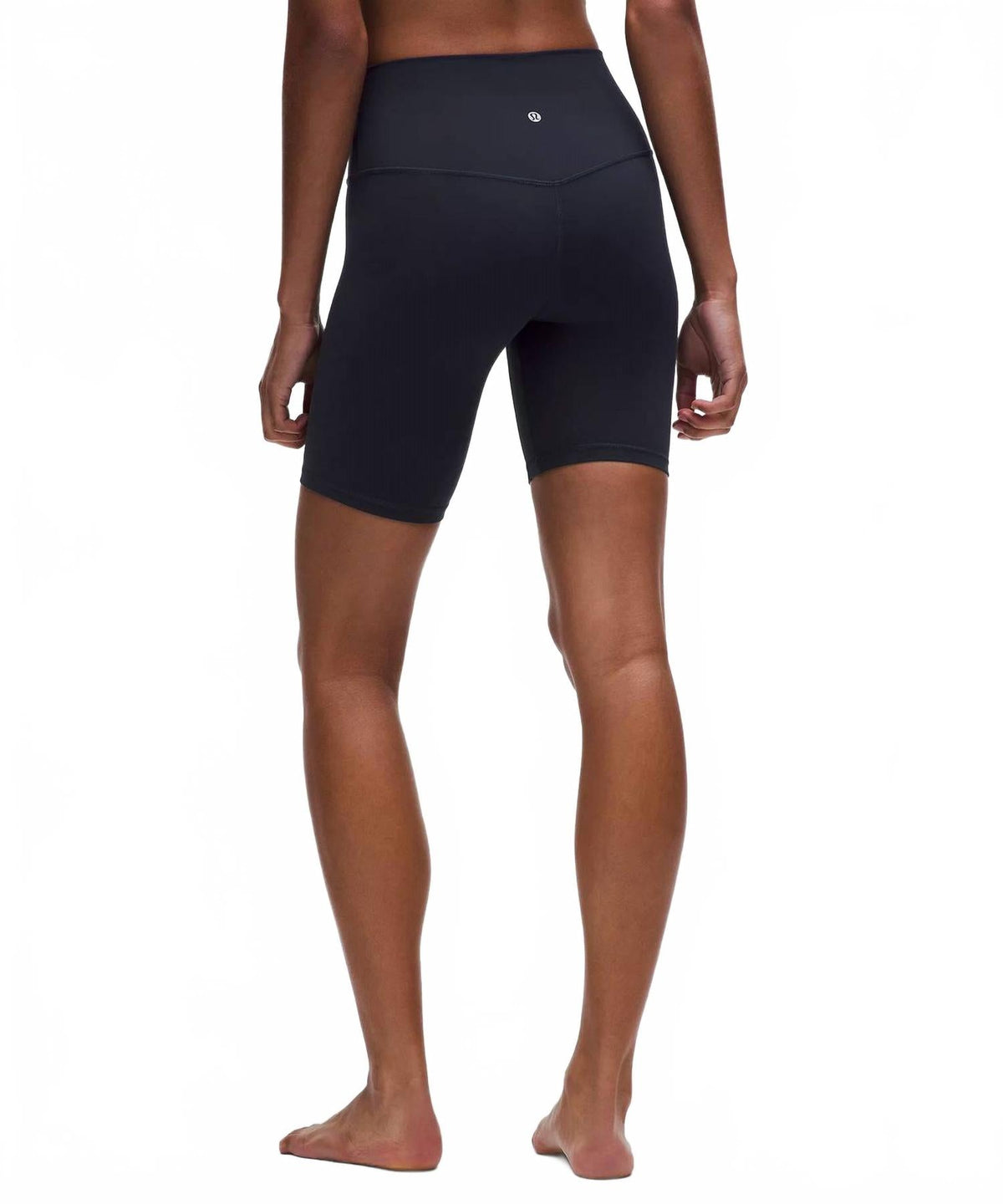 Short de tiro alto color azul marino