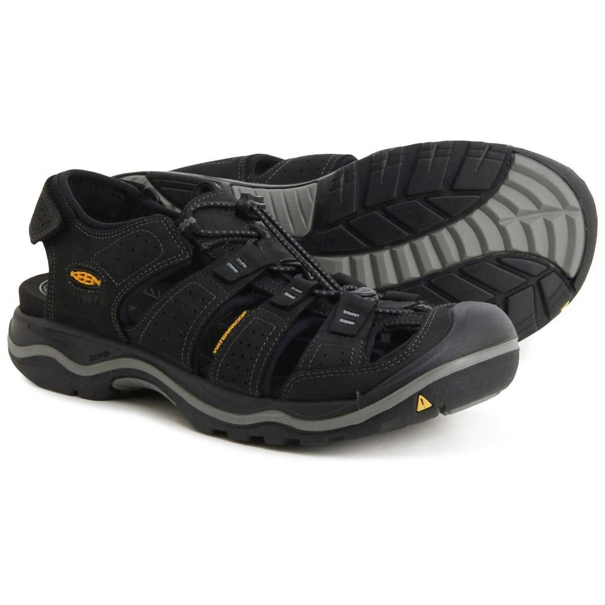 Sandalias de hombre color negro