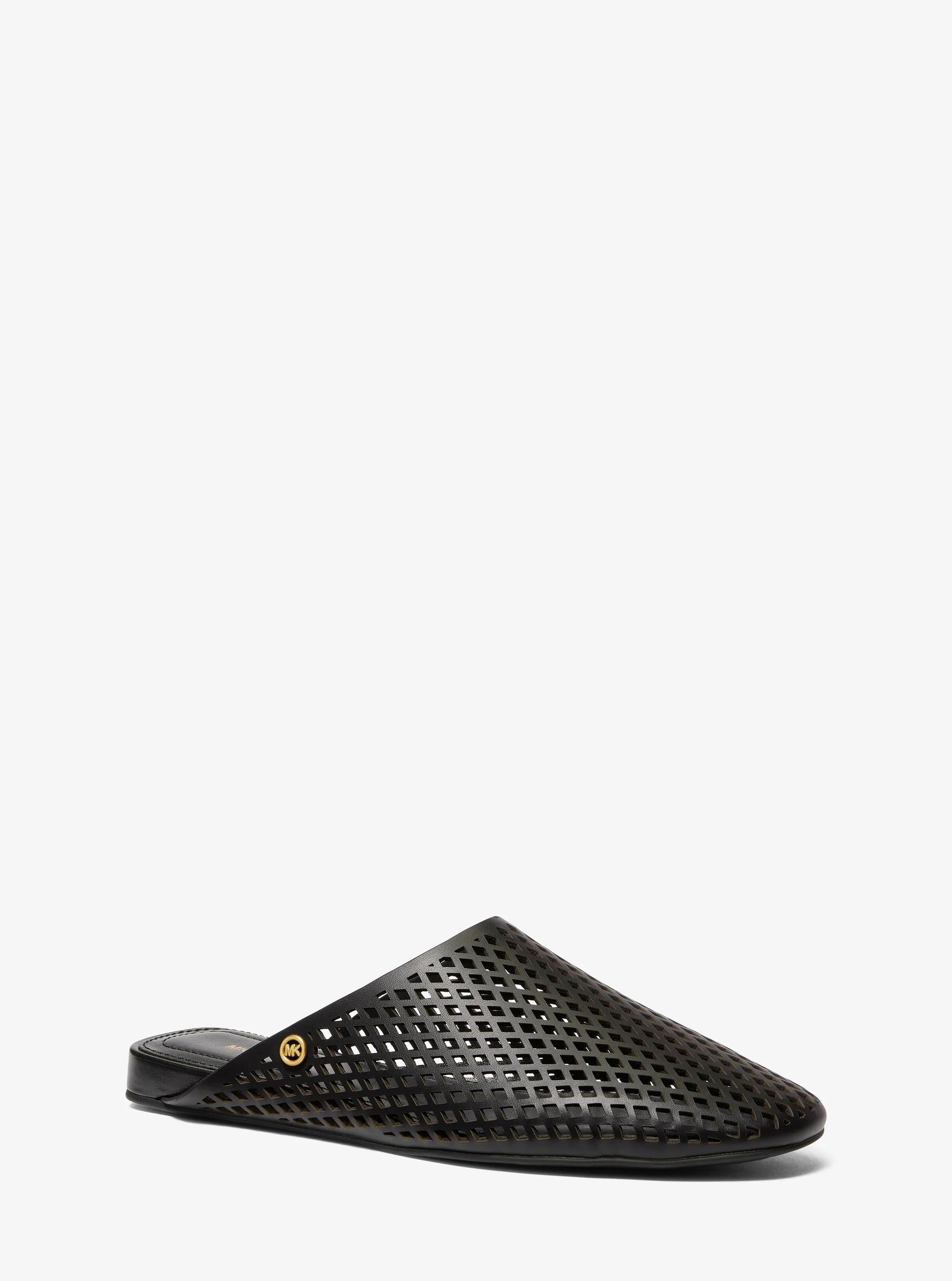 Zapatos destalonados de cuero